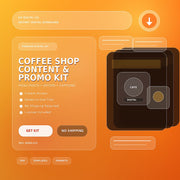 Coffee Shop Content and Promo Kit