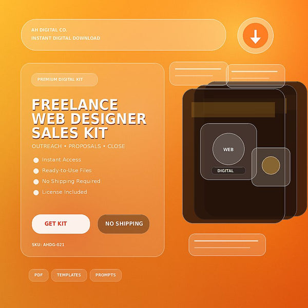 Freelance Web Designer Sales Kit